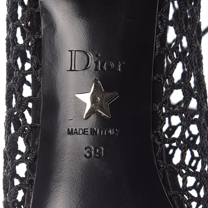 Christian Dior Suede Resille Naughtily-D 30mm Ankle Boots 39 Black 10 of 11