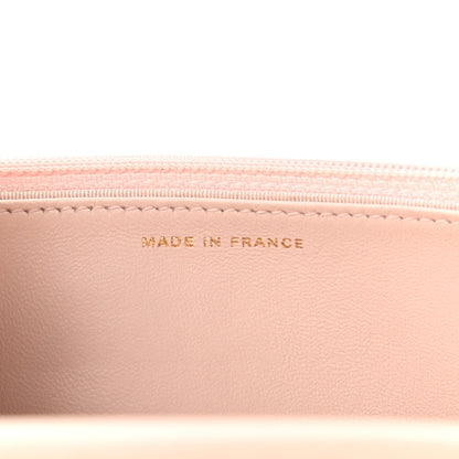 Chanel Lambskin Quilted Wallet On Chain WOC Light Pink 7 of 10