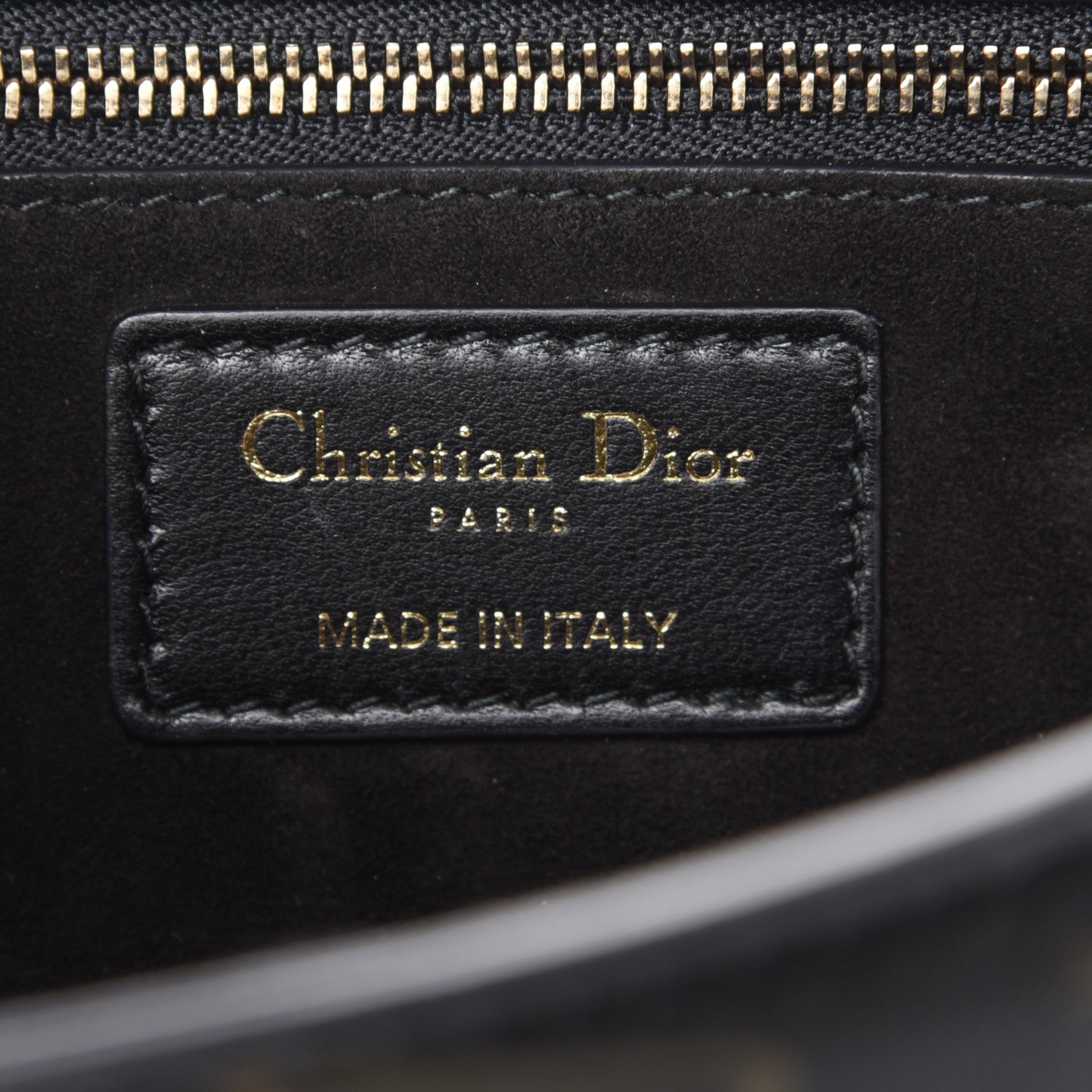 Christian Dior Lambskin Hand Painted Small Dioraddict Flap Bag Black 6 of 7