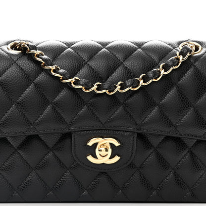 Chanel Caviar Quilted Small Double Flap Black 8 of 10