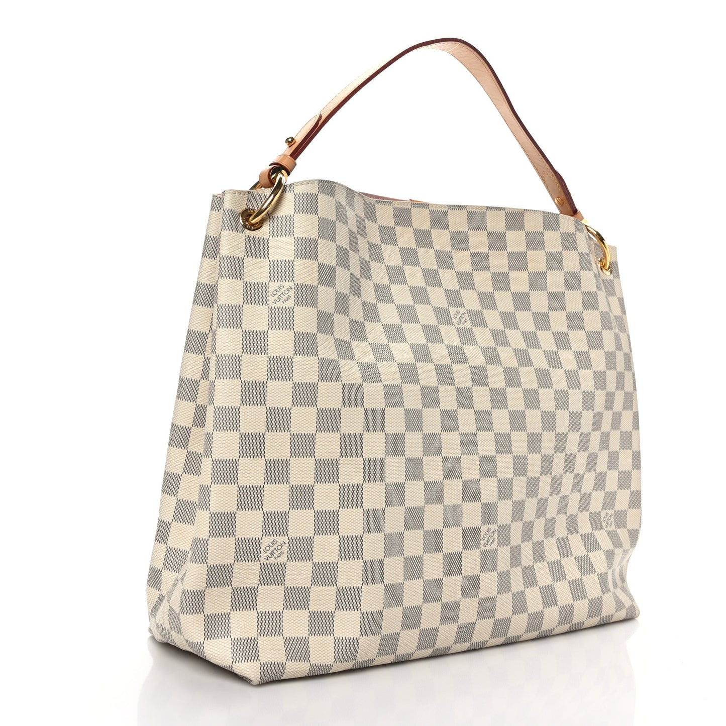 Damier Azur Graceful MM Rose Ballerine