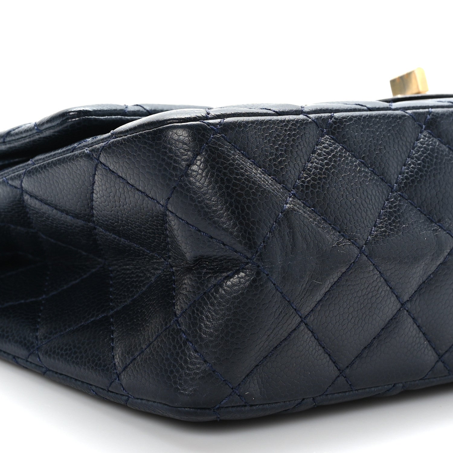 Chanel Caviar Quilted 2.55 Reissue 226 Flap Navy Blue 8 of 9