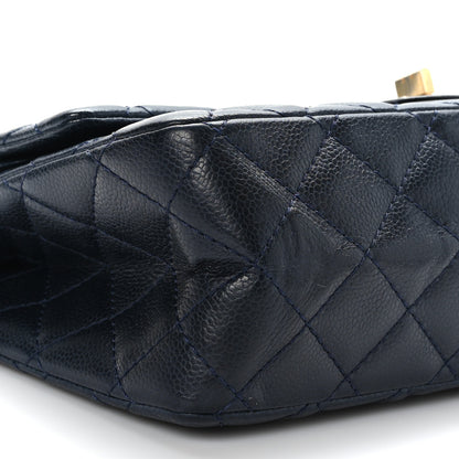 Chanel Caviar Quilted 2.55 Reissue 226 Flap Navy Blue 8 of 9