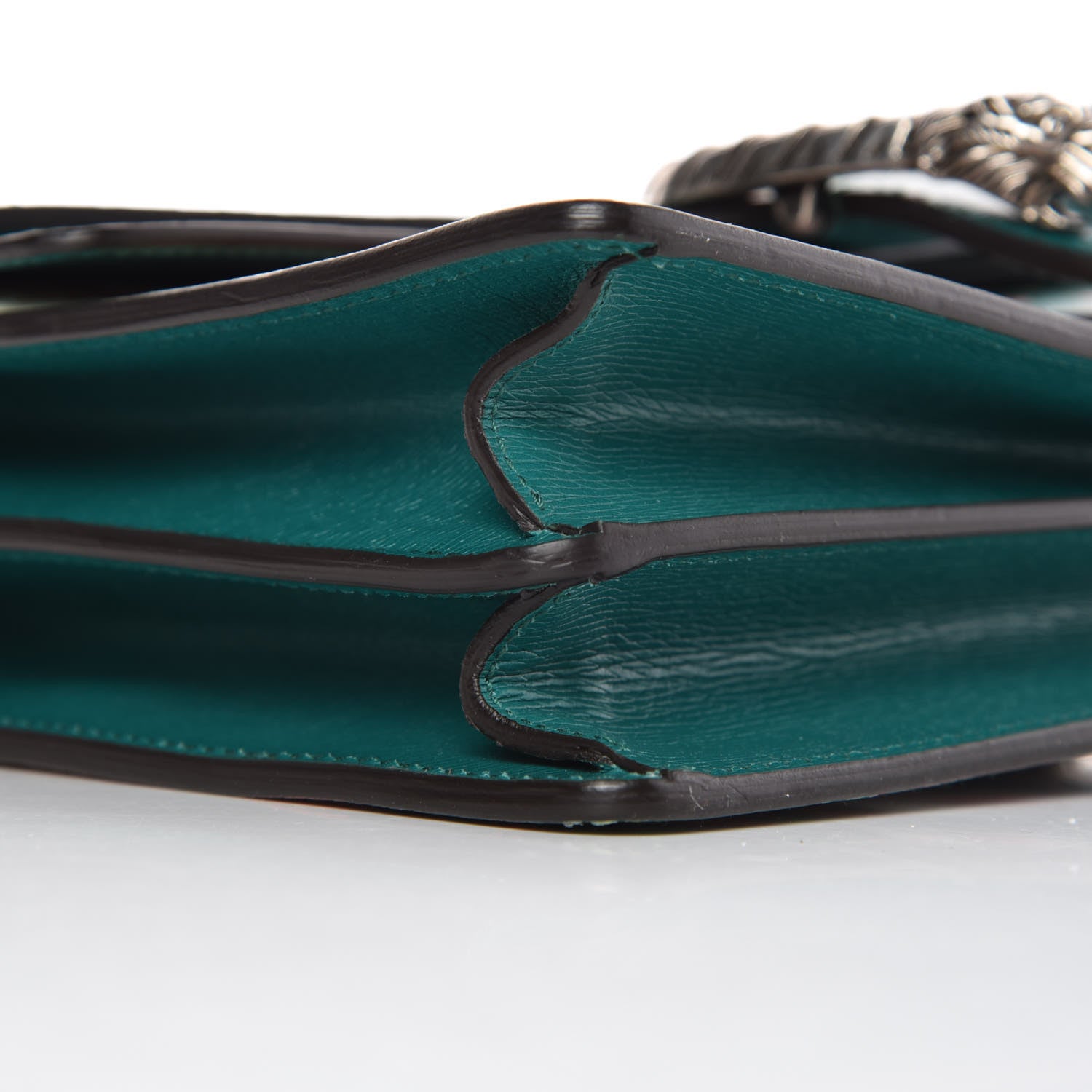 Gucci Calfskin Blooms Print Small Dionysus Shoulder Bag Bright Emerald Multicolor 5 of 9