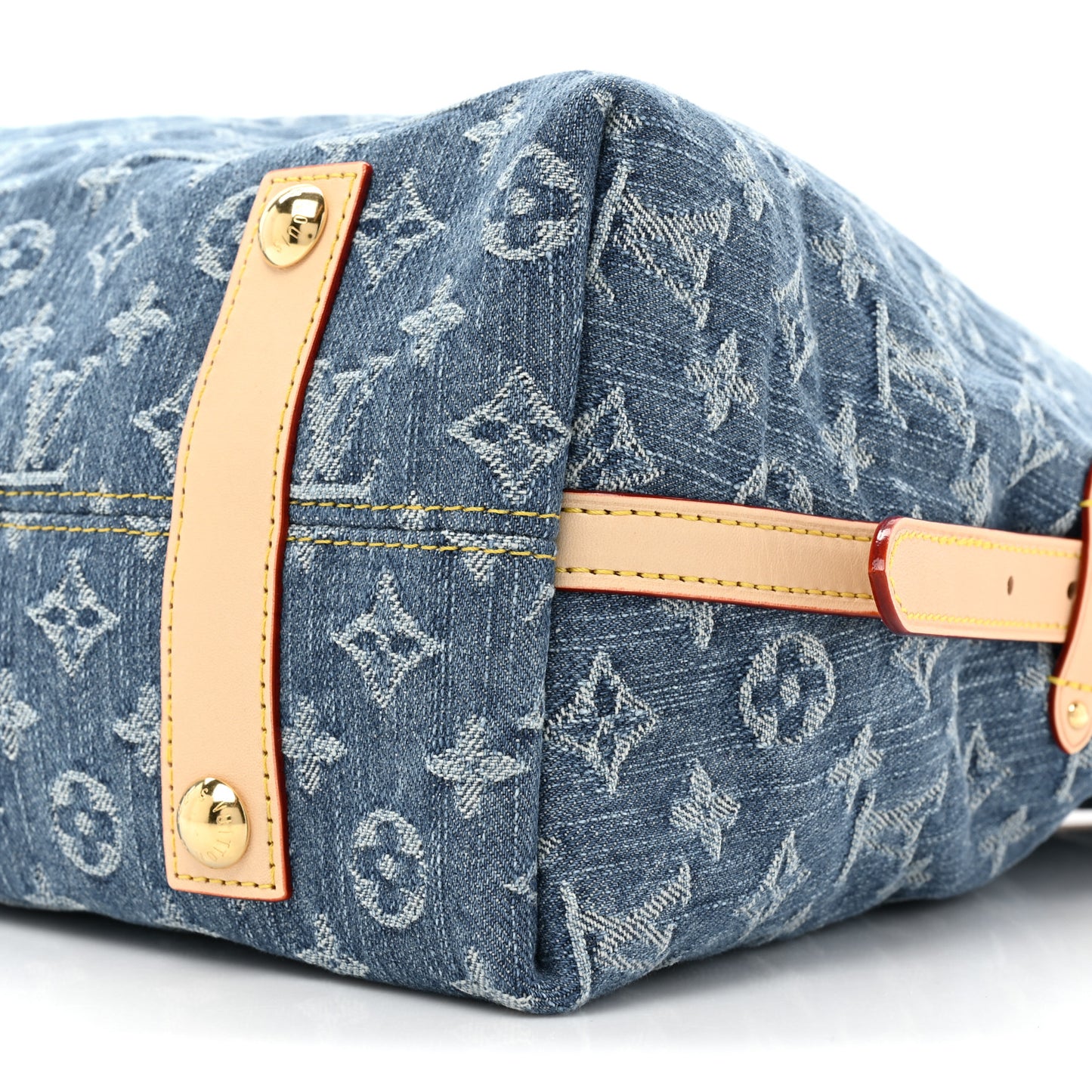 Monogram Denim CarryAll MM Blue