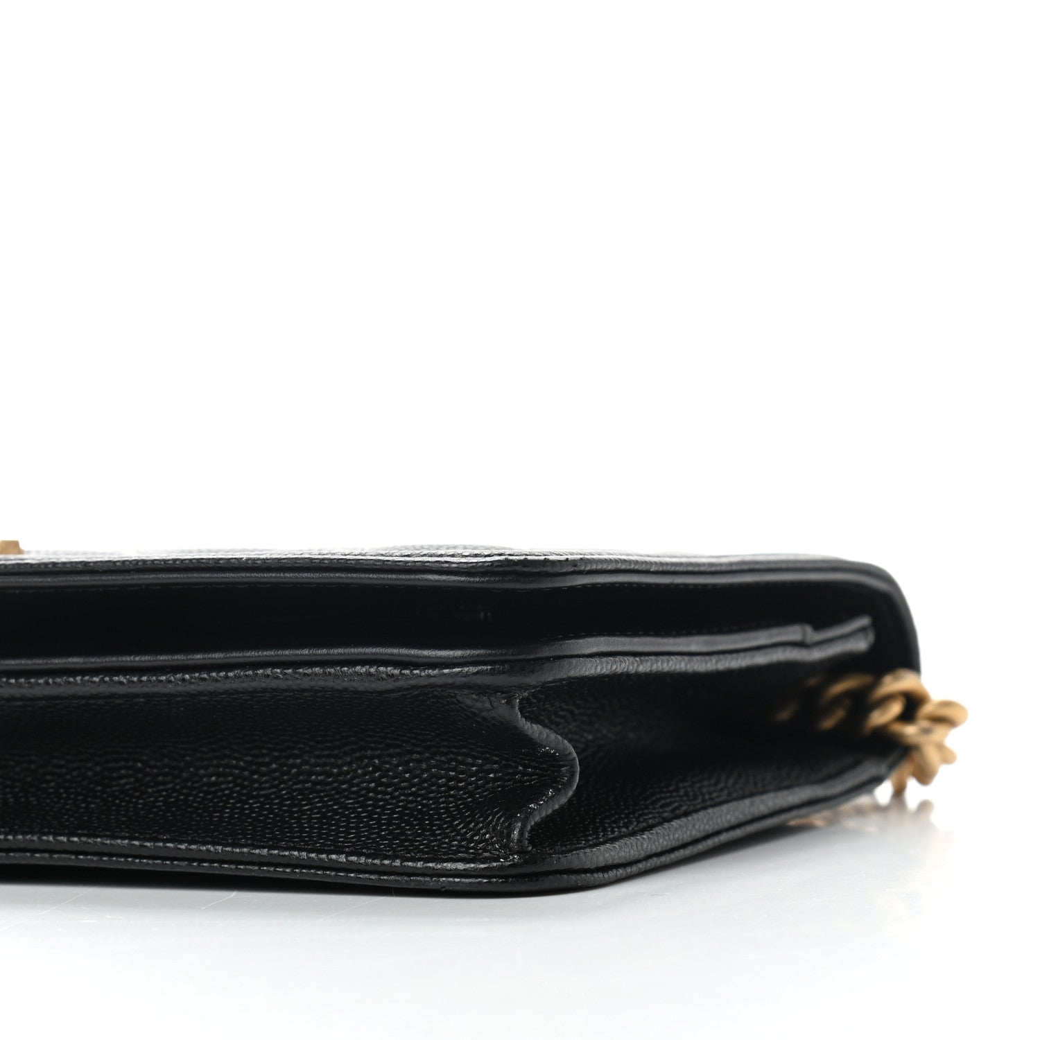 Chanel Caviar Quilted Boy Wallet On Chain WOC Black 9 of 11