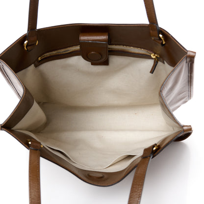 Gucci New Sakai Calfskin Lux Horsebit 1955 Tote Bag Brown Sugar 5 of 11