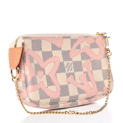 Louis Vuitton Damier Azur Tahitienne Mini Pochette Accessories 3 of 8