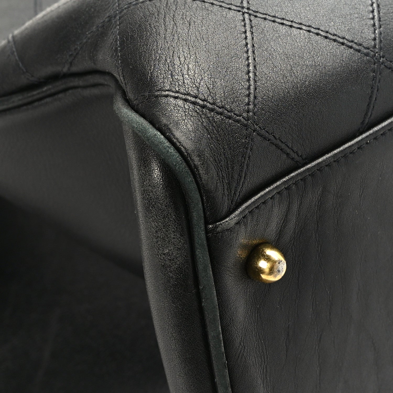 Chanel Calfskin Stitched XL Weekender Black 8 of 12
