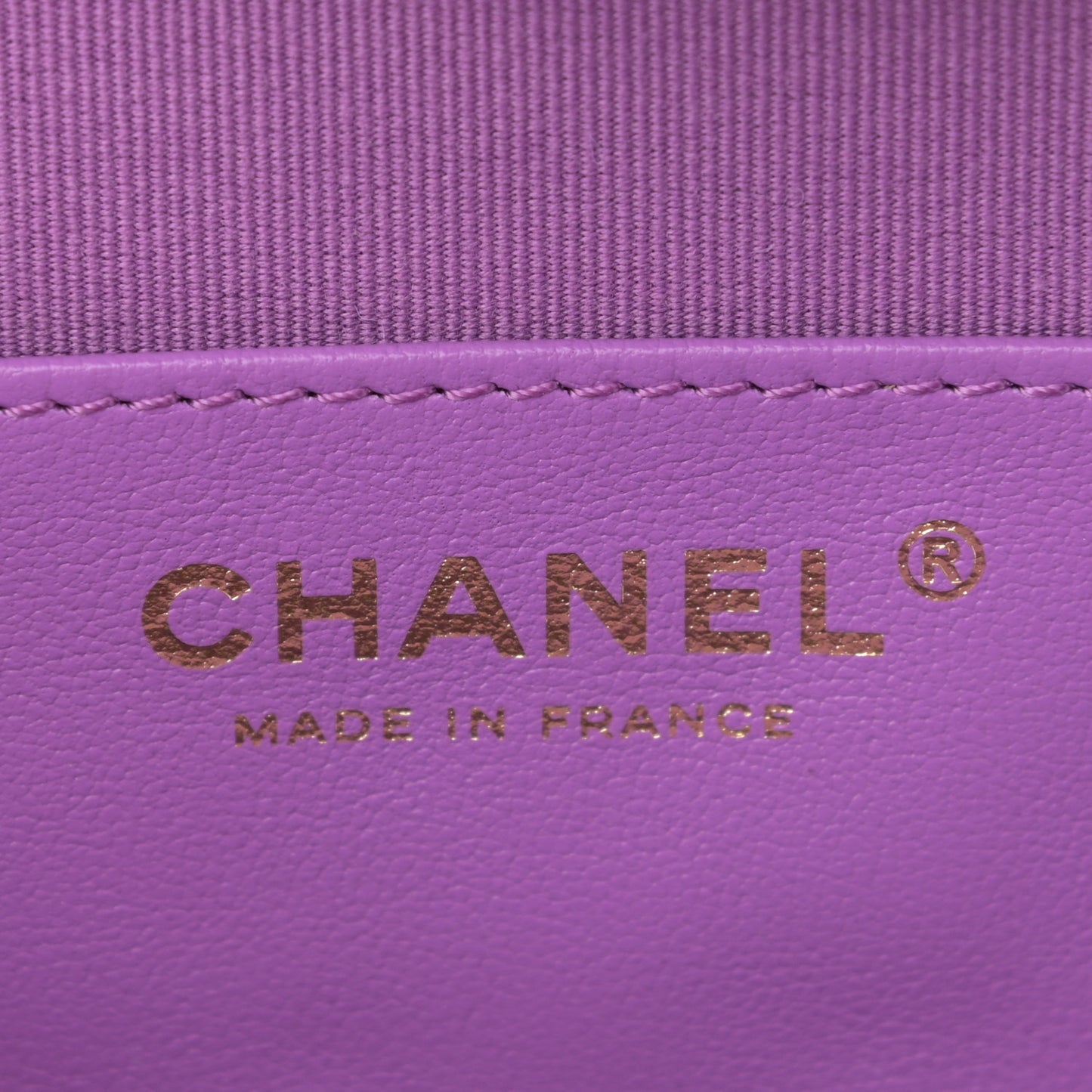 Lambskin Quilted CC In Love Heart Bag Purple