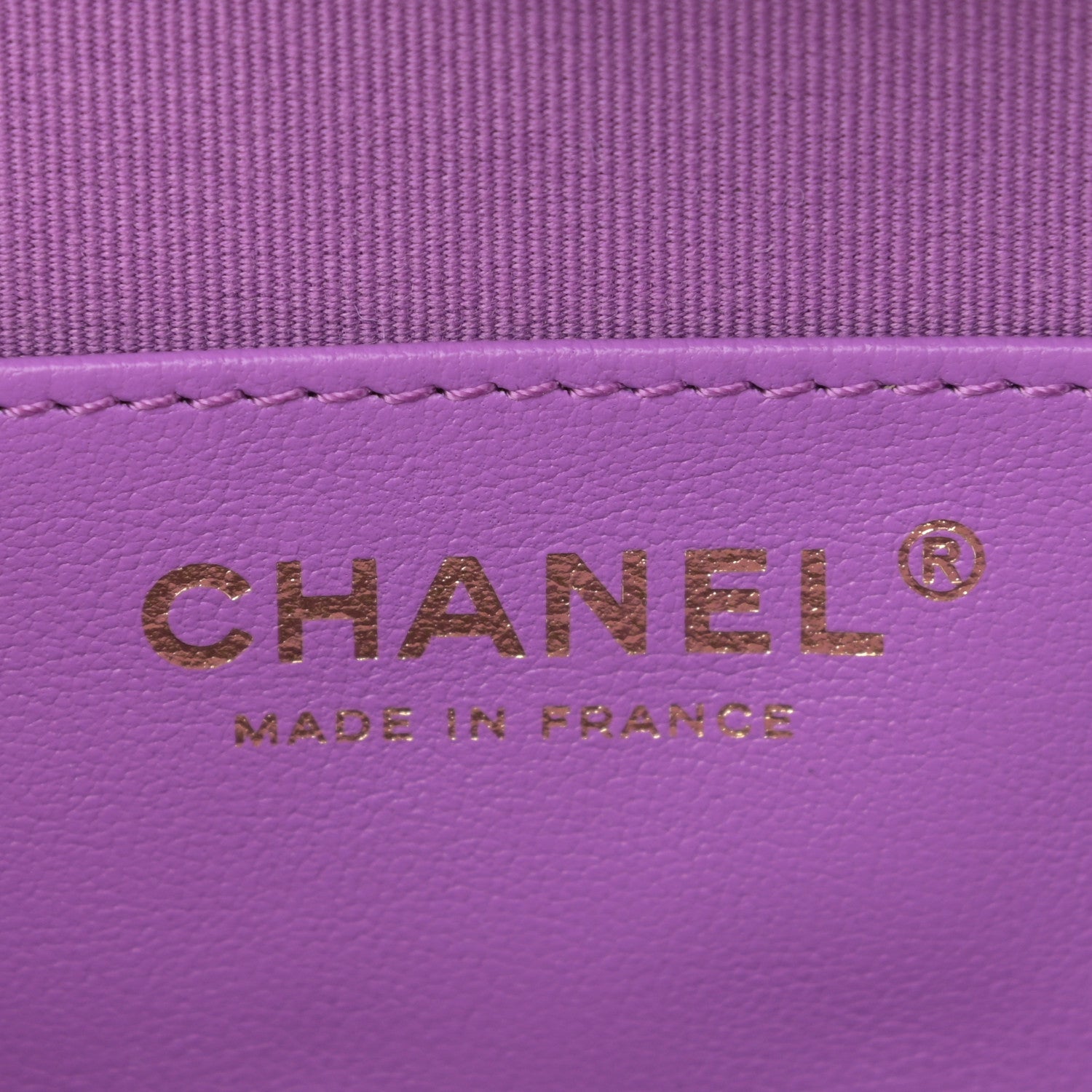 Chanel Lambskin Quilted CC In Love Heart Bag Purple 6 of 11