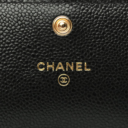 Chanel Caviar Quilted Miss Coco Clutch With Chain Black 6 of 7