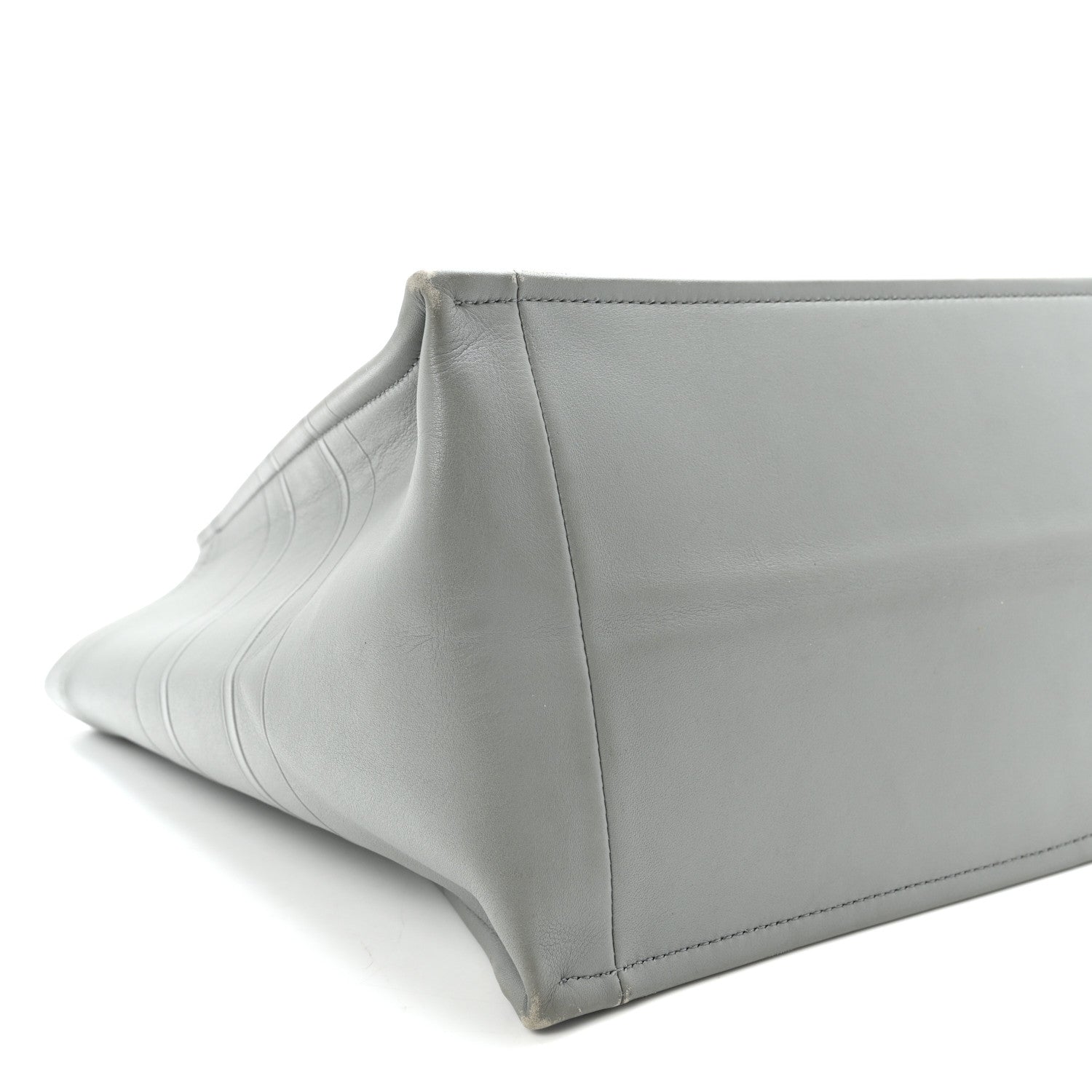 Christian Dior Calfskin Embossed Medium Book Tote Grey Stone 8 of 9