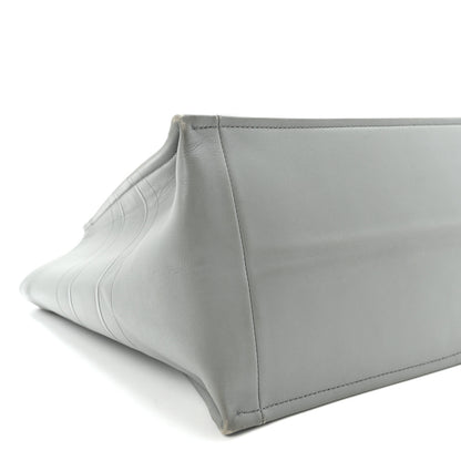 Christian Dior Calfskin Embossed Medium Book Tote Grey Stone 8 of 9