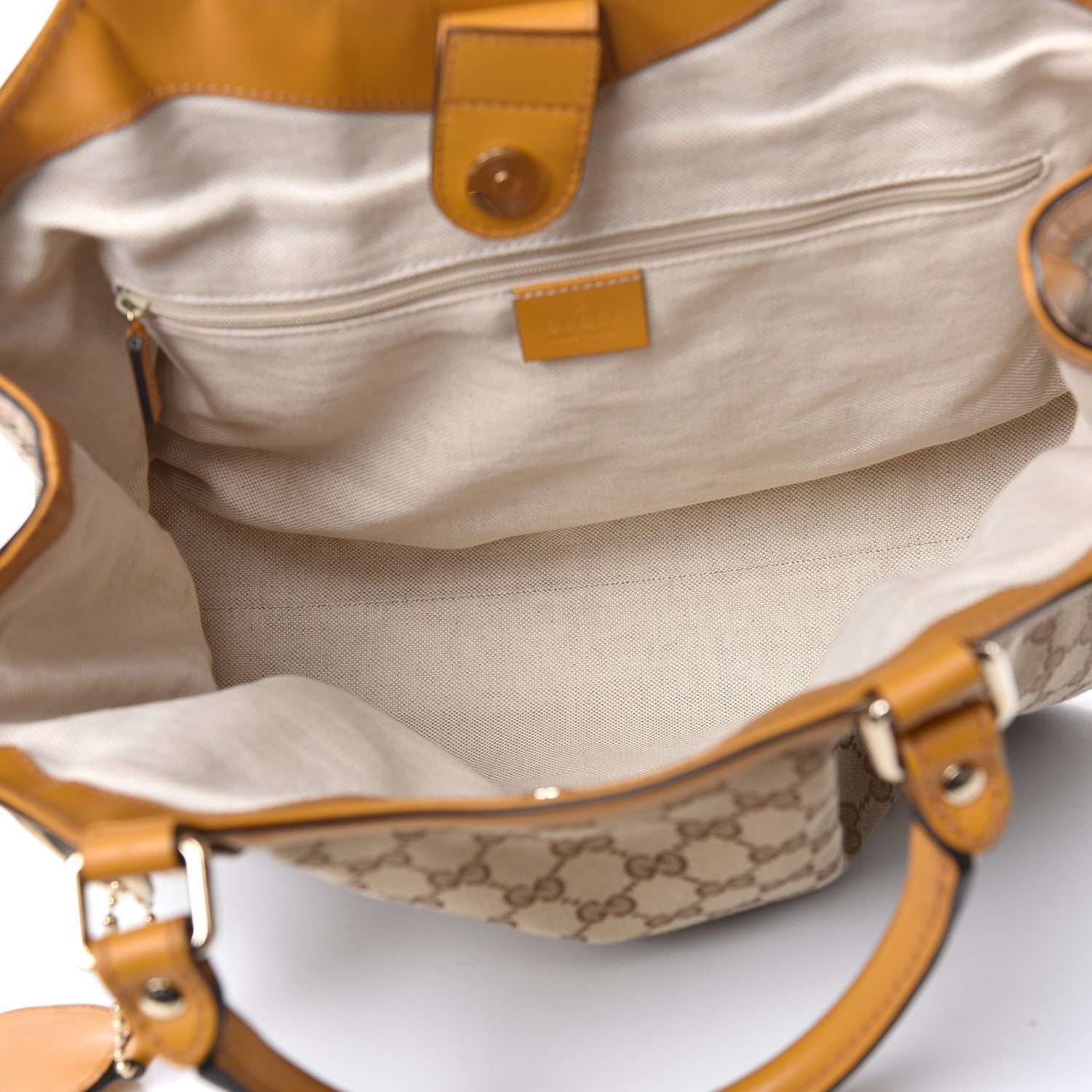 Gucci Monogram Medium Sukey Tote Yellow 7 of 14