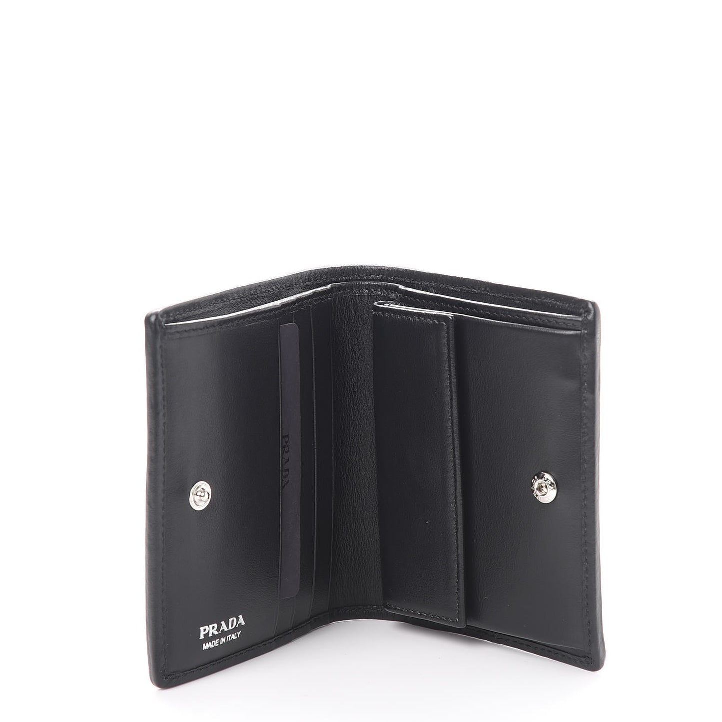 Soft Calfskin Impunture Diagramme Wallet Black