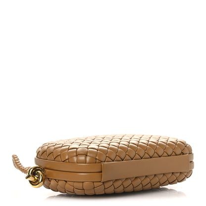 Bottega Veneta Calfskin Intrecciato Knot On Strap Camel 4 of 10