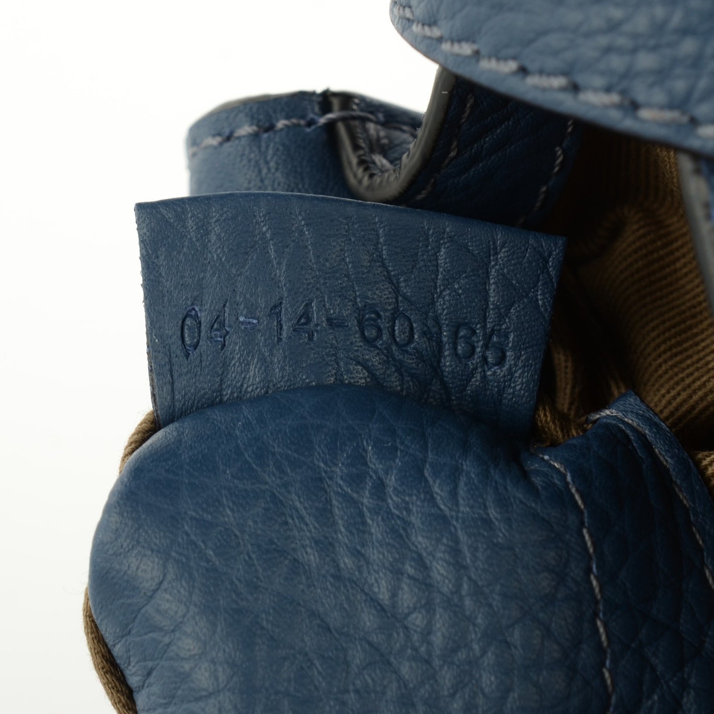 Calfskin Mini Marcie Round Crossbody Bag Royal Navy