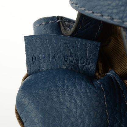 Chloe Calfskin Mini Marcie Round Crossbody Bag Royal Navy 8 of 9
