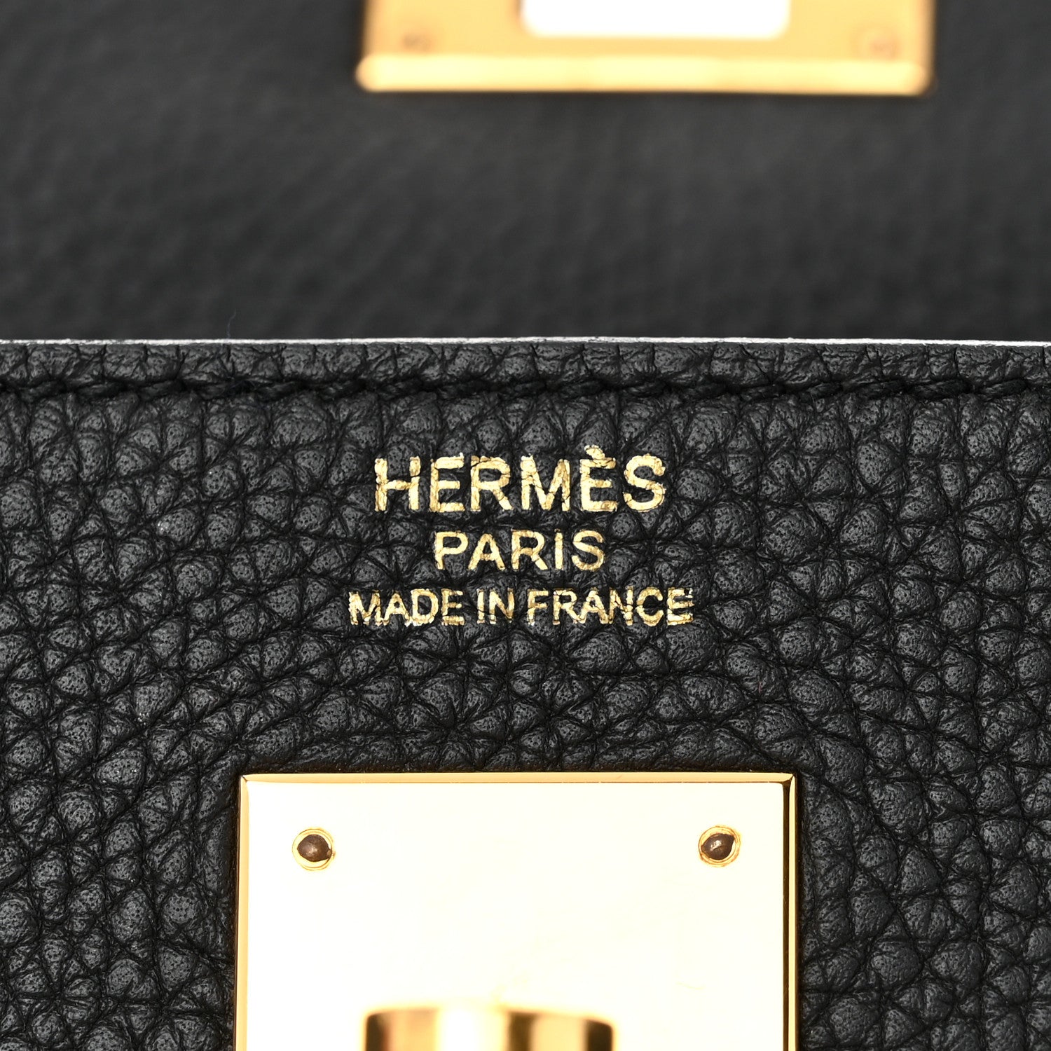 Hermes Togo Kelly Retourne 32 Black 6 of 12