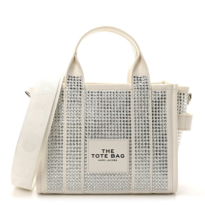 Marc Jacobs Crystal Canvas Small The Tote Bag White 1 of 10