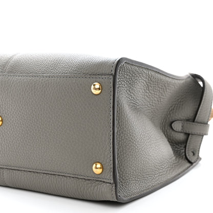 Fendi Cuoio Romano Selleria Bi-Color Medium Peekaboo X-Lite Moon Ghiaia 10 of 11