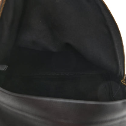 Burberry Mega Check Calfskin Abbeydale Simple Backpack Black Camel 5 of 10