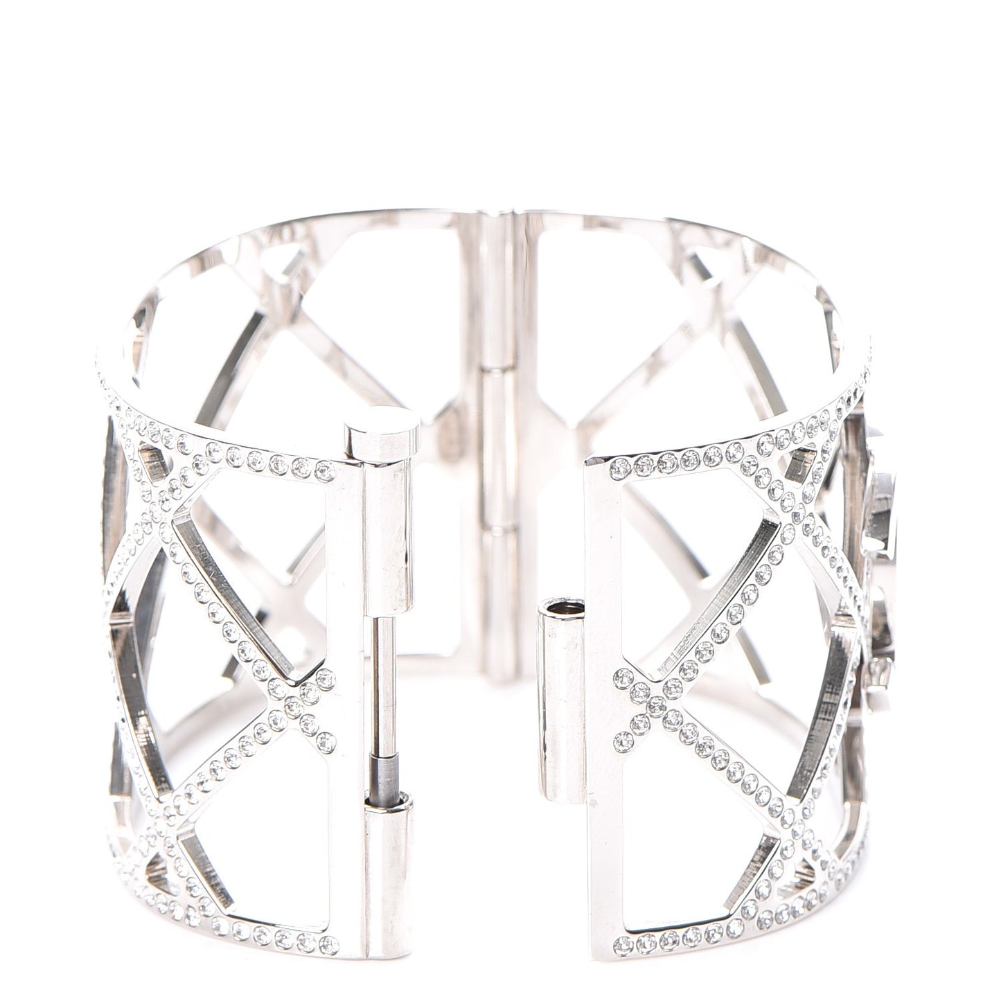 Crystal CC Cuff Silver