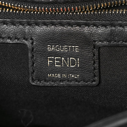 Fendi Nappa FF 1974 Embossed Baguette Black 6 of 9