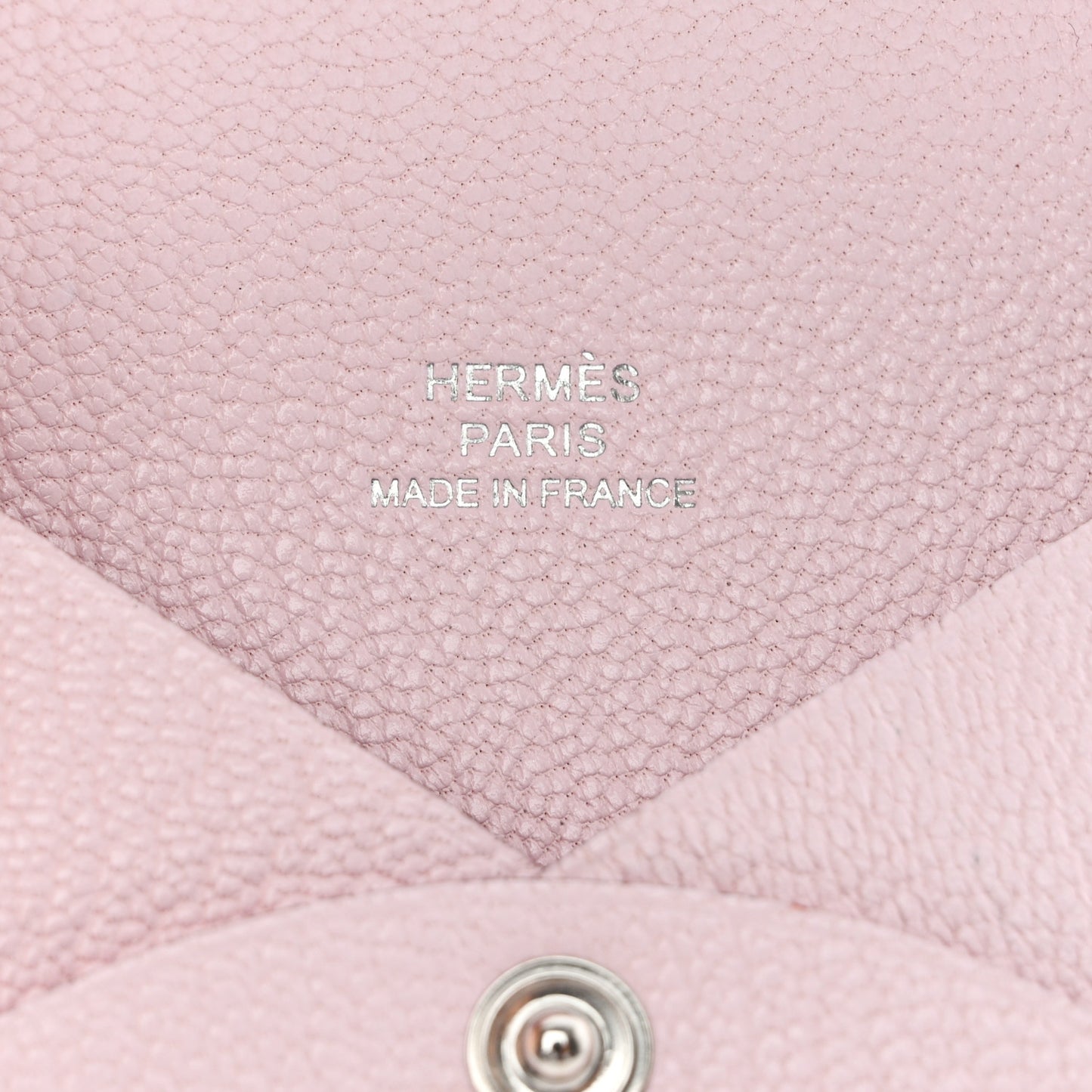 Chevre Mysore Calvi Card Case Rose Darling