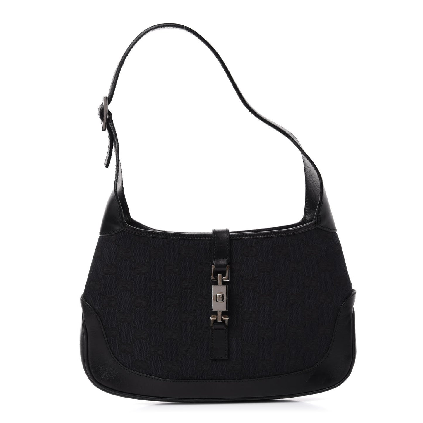 Monogram Small Jackie O Hobo Black