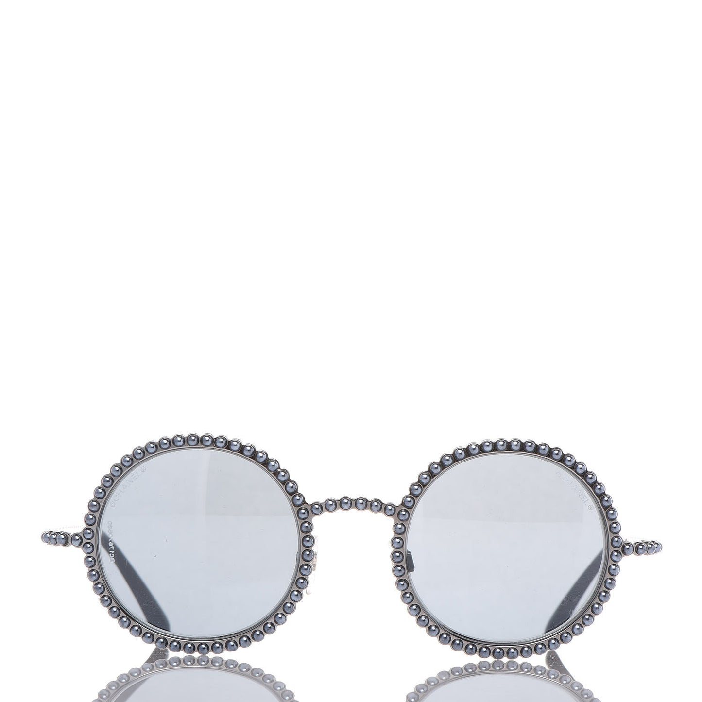 Pearl Round Sunglasses 71138 Grey