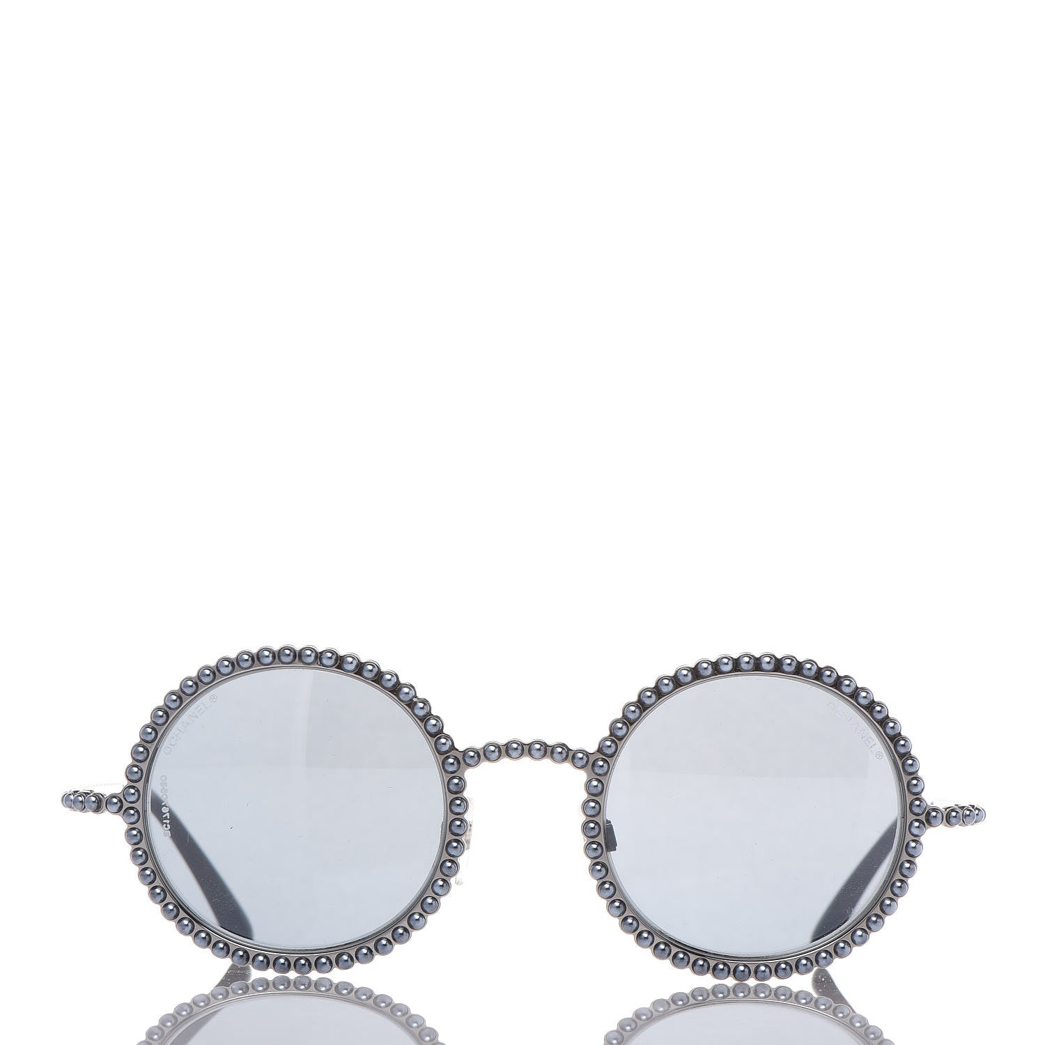 Chanel Pearl Round Sunglasses 71138 Grey 3 of 8