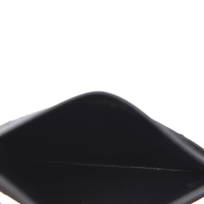 Saint Laurent Grain De Poudre Matelasse Chevron Monogram Credit Card Case Pebble 5 of 8