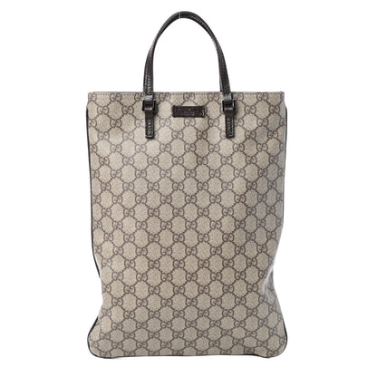 Gucci GG Plus Monogram Flat Vertical Tote Dark Brown 1 of 9