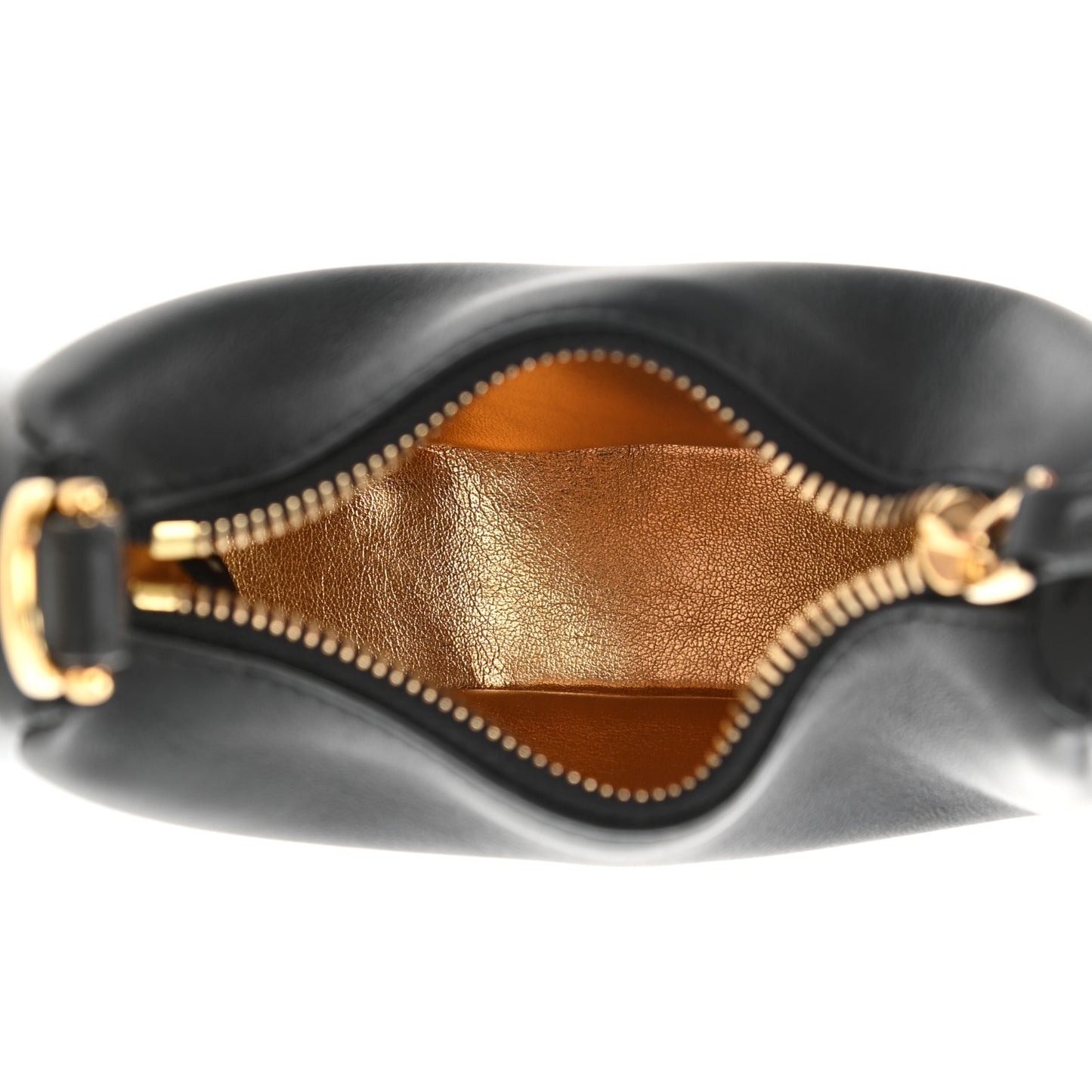 Vitello Grace Matte Nano Fendigraphy Hobo Charm Black