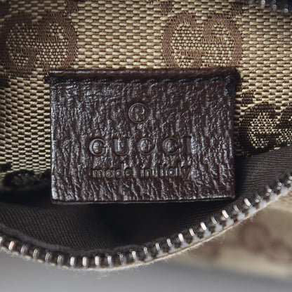Gucci GG Monogram Double Pocket Belt Bag Dark Brown 6 of 9