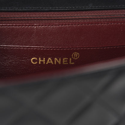 Chanel Lambskin Quilted XL Jumbo Single Flap Black 8 of 11