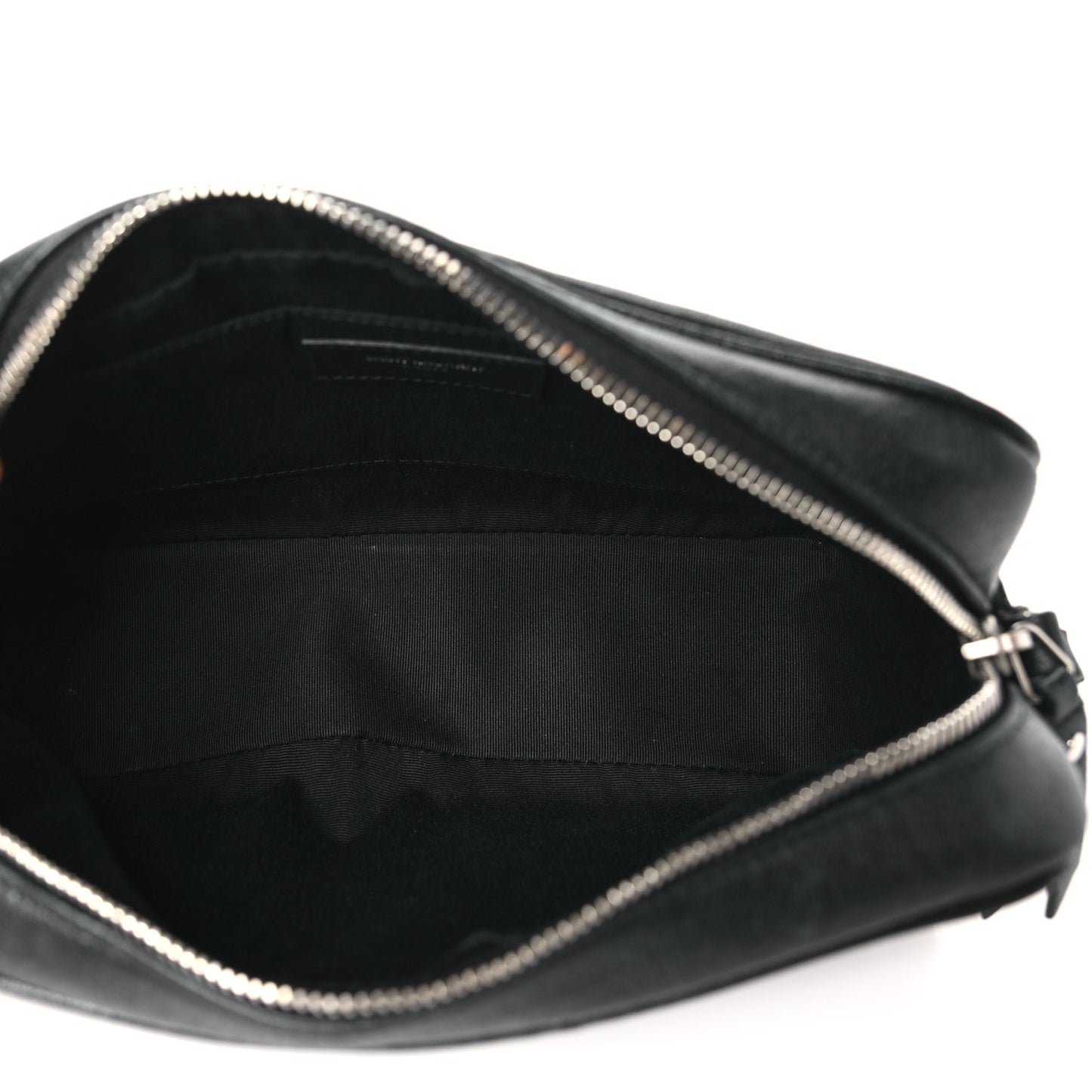 Lambskin Monogram Embossed Small Lou Camera Bag Black