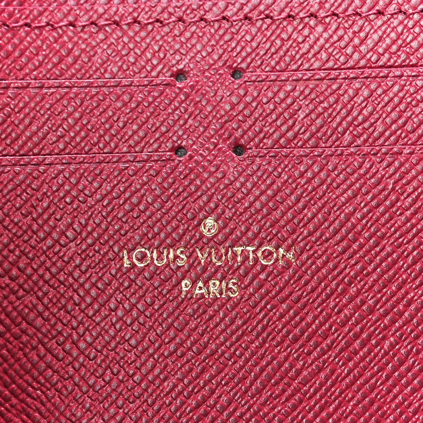 Monogram Clemence Wallet Fuchsia