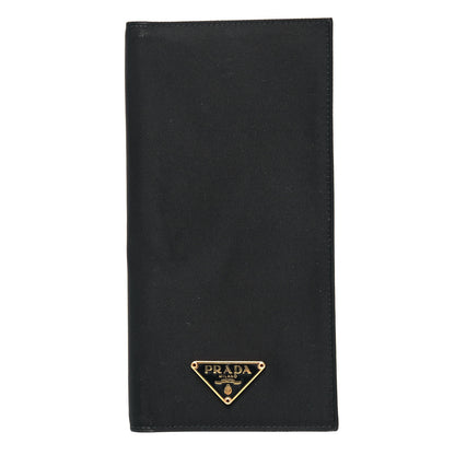 Prada Nylon Saffiano Checkbook Cover Black 1 of 7