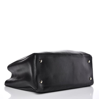 Versace Vitello Medusa Short Handle Tote Black 4 of 14
