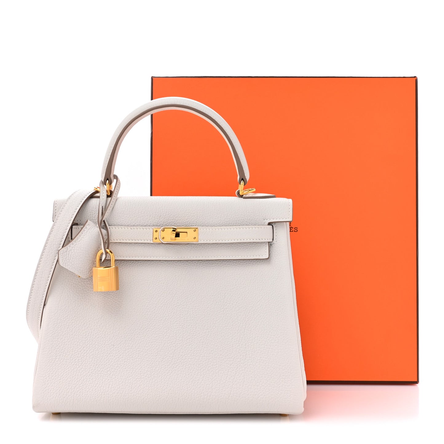 Togo Kelly Retourne 25 Gris Pale