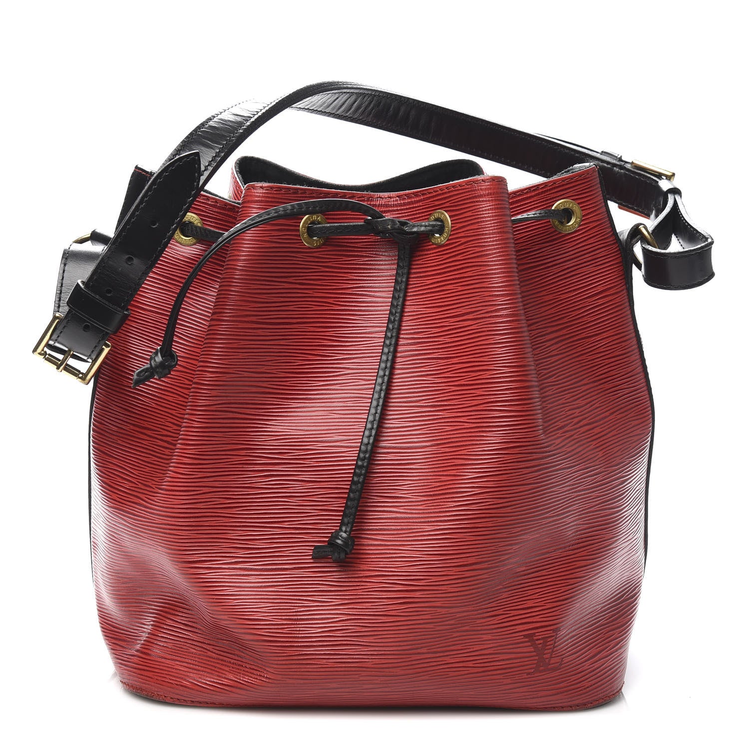 Louis Vuitton Epi Petit Noe Red Black 1 of 9