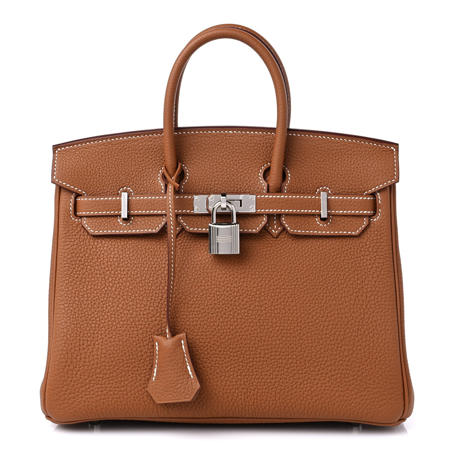 Hermes Togo Birkin 25 Gold 1 of 11