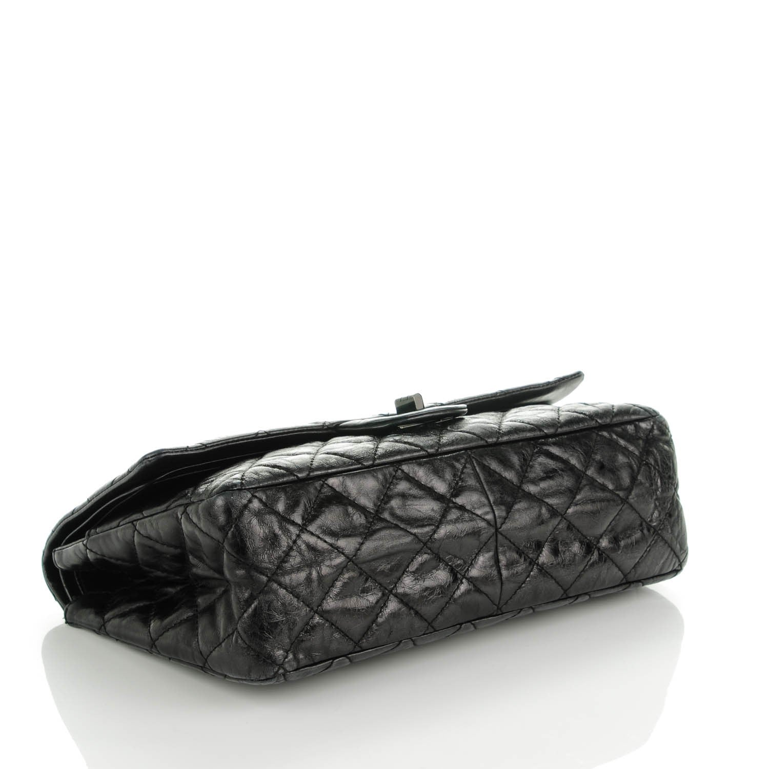 Chanel Aged Calfskin Quilted 2.55 Reissue 227 Flap Black 4 of 10