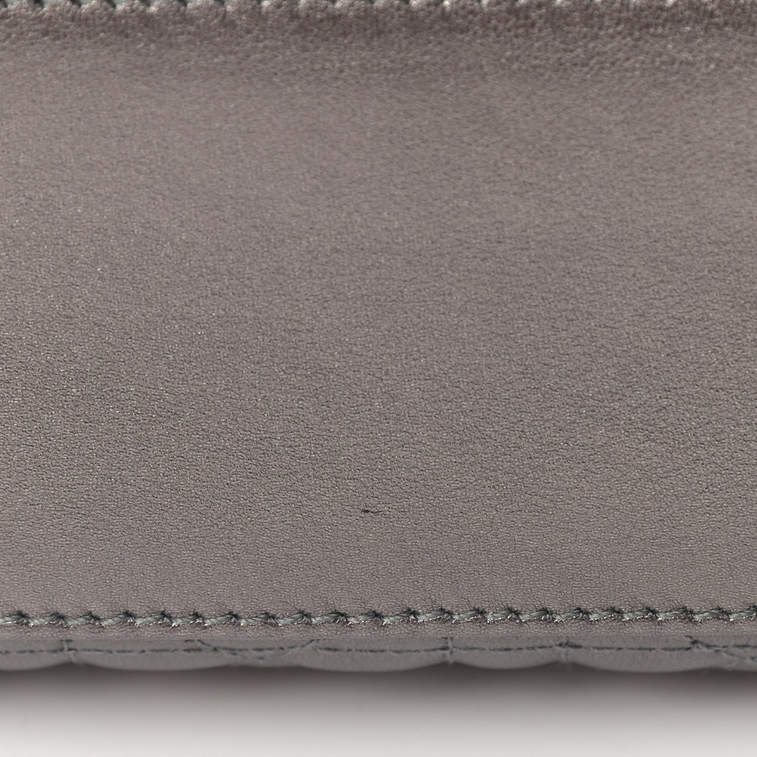 Christian Dior Metallic Grained Calfskin Cannage My ABCDior Lady Dior Gunmetal 5 of 5