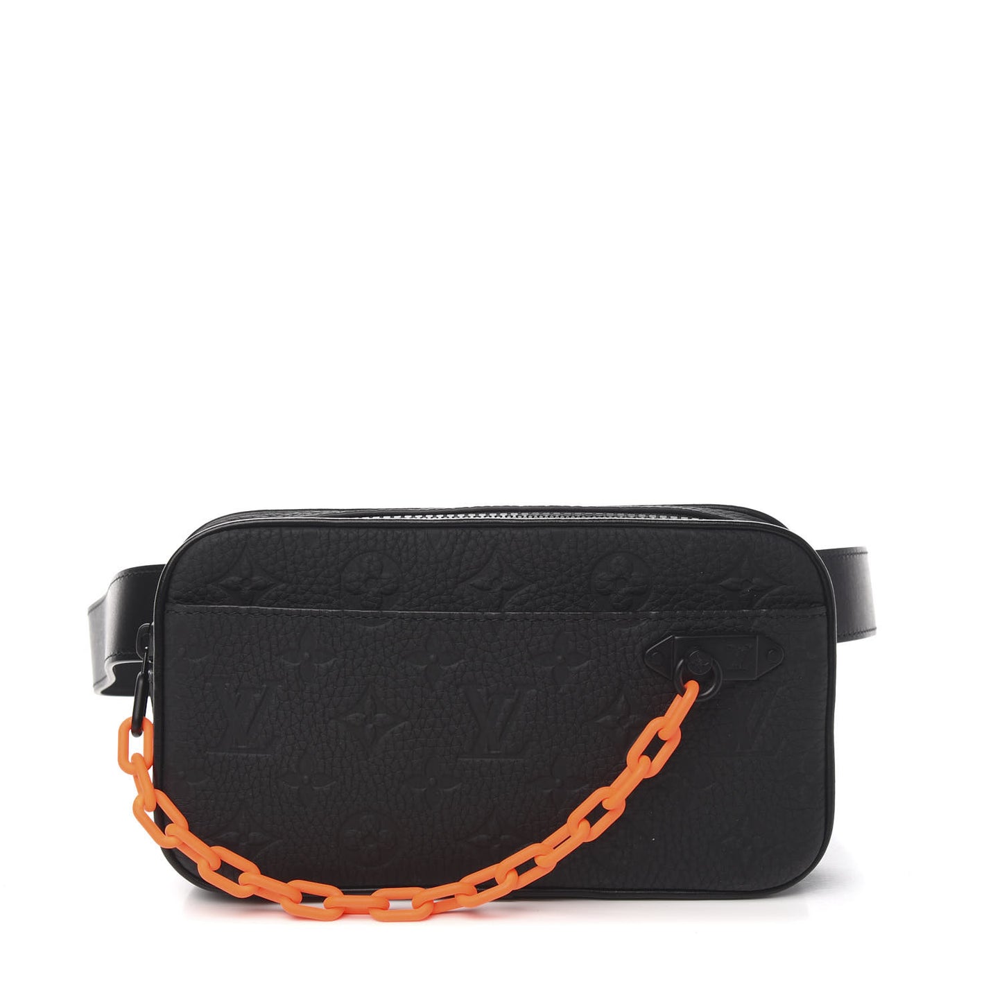 Taurillon Monogram Uniformes Solar Ray Soft Pochette Volga Belt Bag Black