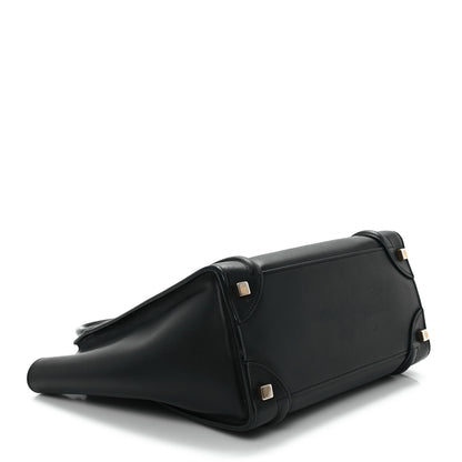 Celine Smooth Calfskin Micro Luggage Black 4 of 11