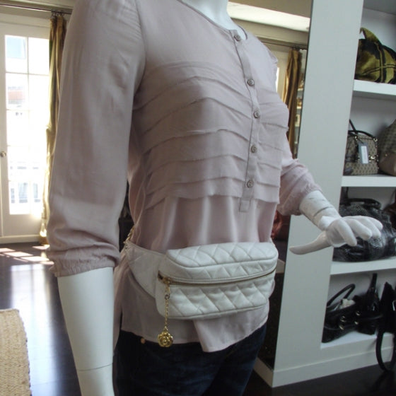 Chanel Lambskin Fanny Pack White 2 of 10